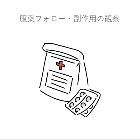 病状の観察と異常の早期発見